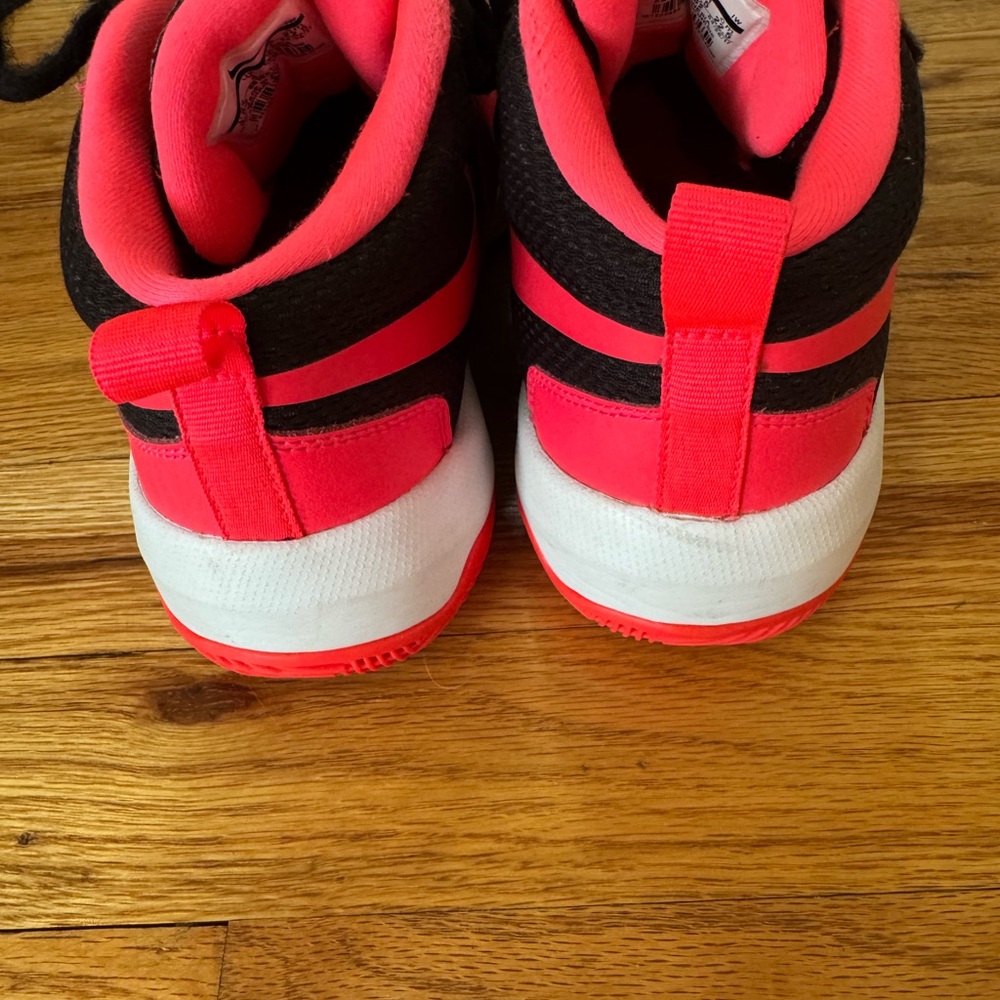 Nike Black and Pink Sneakers with Adjustable Straps - Picture 2 of 4